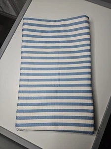 Oversize Towels Blue Striped  30x60 Inch 2 Pack Pair Recycled Polyester Bath - Picture 1 of 8