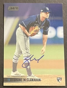 2021 STADIUM CLUB SHANE MCCLANAHAN BLACK AUTO AUTOGRAPH ROOKIE RC #SCBA-SMC 7/25 - Picture 1 of 2