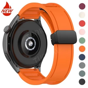 For Samsung Galaxy Watch 3 45mm 46mm Gear S3 Magnetic Silicone Strap Band 22mm - Picture 1 of 64