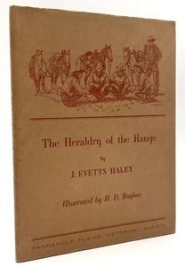 J Evetts Haley / The Heraldry of the Range Signed 1st Edition - Picture 1 of 10