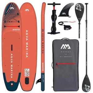 AQUA MARINA MONSTER 12'0" SUP Board Set aufblasbar Stand UP Paddle Kajakpaddel - Bild 1 von 10