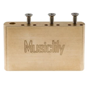 Musiclily Ultra 10.5mm Brass 42mm Tremolo Block For Mexico Fender Strat Guitar - Picture 1 of 5