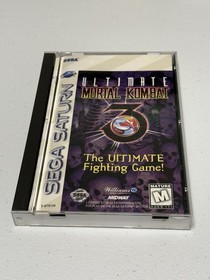 Ultimate Mortal Kombat 3 (SEGA Saturn, 1996) Complete W Reg - Tested - Authentic