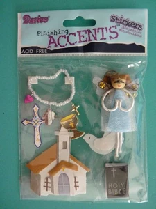 CHURCH RELIGIOUS Dimensional Stickers Sealed Package Darice - Picture 1 of 1