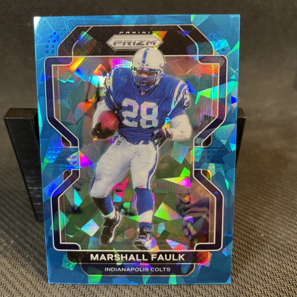 Prizm Blue Ice 2021/99 Marshall Faulk Foto 1 de 1