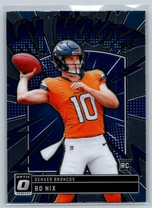 2024 Donruss Optic Bo Nix My House! RC Rookie #10 Denver Broncos - Picture 1 of 2