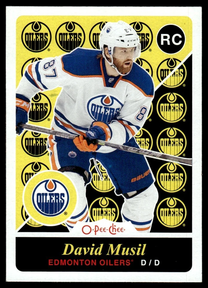 2015-16 O-Pee-Chee Retro MARQUEE ROOKIE David Musil Rookie Edmonton Oilers #548 - Image 1 of 2