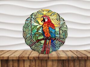 Colorful Parrot Wind Spinner