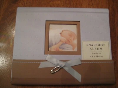 Hallmark Baby Boy Snapshot Phot Album - New - 4 X 6 Photos - Image 1 of 4