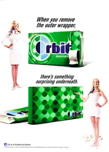 ORBIT GUM AD #35 MAGAZINE promo AD 2010 - Foto 1 di 2