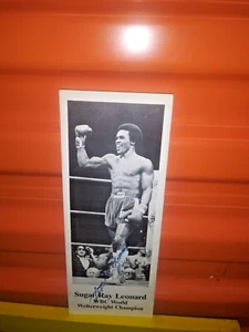 SUGAR RAY LEONARD AUTOGRAPH - Picture 1 of 1
