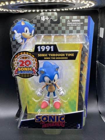 Sonic The Hedgehog Sonic Through Time Figure 20th Anniversary New JAZWARES 2011 Cover