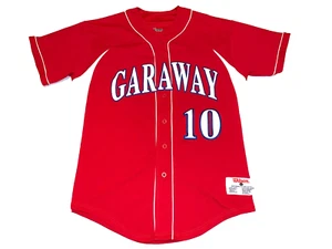 Game Worn Garaway High School Amish Country Ohio Red Wilson Baseball Jersey LG - Picture 1 of 2