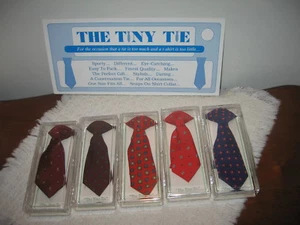 5" DOTTED Dinky Tiny Tie Fashionable Stocking Stuffer Novelty Gift Buy 1~Buy 5 - Picture 1 of 8