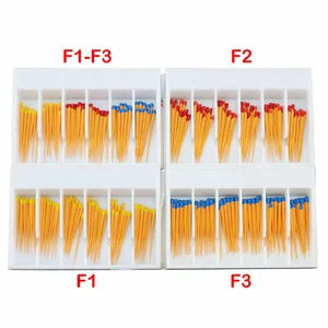 Dental Endodontic Obturation Gutta Percha Points F1 F2 F3 0.02 to 0.06 Taper - Picture 1 of 8