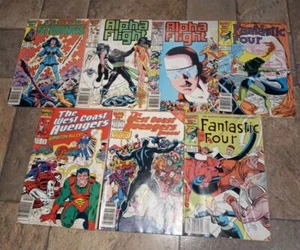Lotto di 7 fumetti Marvel 25° anniversario vintage anni 80 - Foto 1 di 5