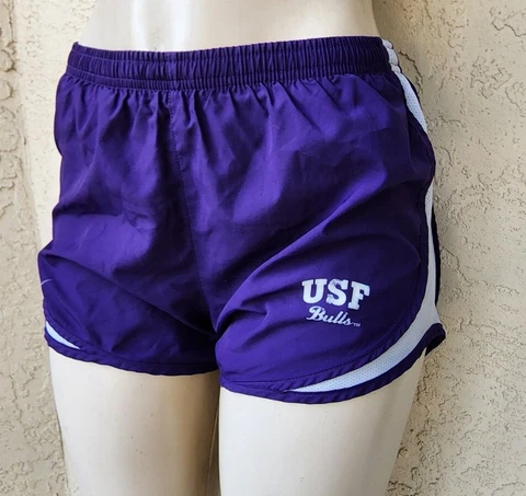 USF University South Florida Bulls Purple Nike Tempo Shorts Women’s Small Cover