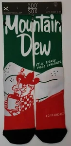 NEU! Odd Sox NEU Mountain Dew Retro/Vintage Logo HERREN Crew Socken Gr. 6-13 - Bild 1 von 3