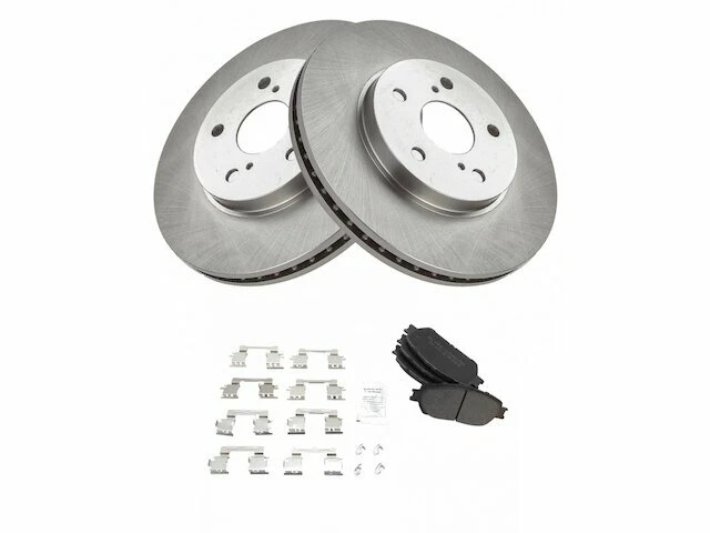 Kit de pastillas de freno y rotor delantero TRQ para Toyota Avalon 2005-2007 18KPWT Foto 1 de 1