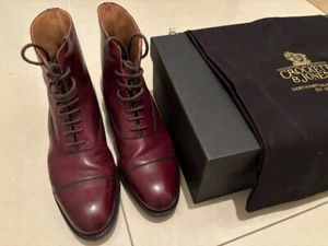 Crockett&Jones Lace-up Boots 3C - Picture 1 of 4