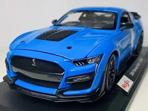 Maisto 1/18 Diecast Special Edition 2020 Mustang Shelby GT500 Pure Blue (SALE) - Bild 1 von 10