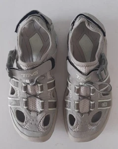 TEVA Womens Sandals Size 8.5 Beige Brown Hybrid Waterproof Trail Hiking Shoes - Picture 1 of 15