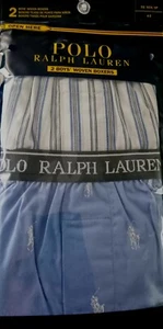 Polo Ralph Lauren Boys Cotton Boxer Stripes Pony Underwear Sz XS (4-5) 2 Pack - Picture 1 of 4