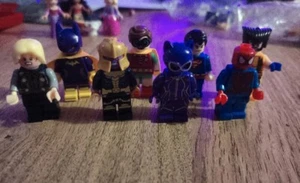 Superhero lego mini figures bundle Inc superman thanos Thor Spiderman wolverine+ - Picture 1 of 1