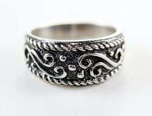 Vintage Design Sterling Silber Ring - Bild 1 von 3