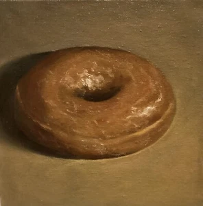 Glazed Donut - Original Oil Painting - Picture 1 of 1