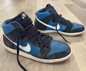 Nike SB Dunk Hi High Pro Obsidian Industrial Blue (854851-414) - Size 11.5 - Picture 1 of 8