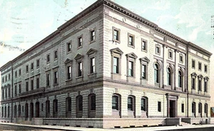Postal de colección Massachusetts, Conservatorio de Música, Boston, MA. c1910 - Imagen 1 de 3