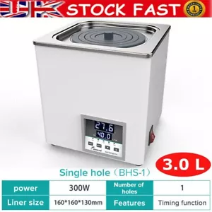 220V Lab Water Bath Heater Digital Thermostat Laboratory Water Bath 3L - Picture 1 of 15
