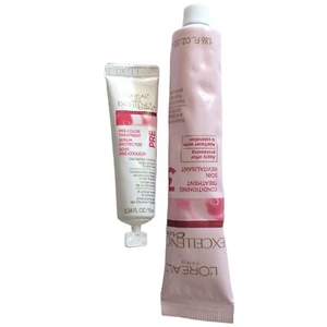 2 LOreal Excellence Conditioner Tube Creme Packet Conditioning Pre Treatment New - Picture 1 of 16