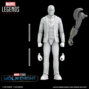 Hasbro 2022 Marvel Legends MOON KNIGHT Mr. Knight 6 in. Action Fig BAF Ultron - Picture 1 of 9