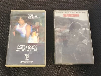 Lot of 2 Scarecrow and Nothin Matters And What If It by John Cougar Mellencamp - Image 1 of 4