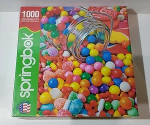 Rompecabezas Springbok Gumballs & Gumdrops 1000 piezas nuevo sellado - Imagen 1 de 2