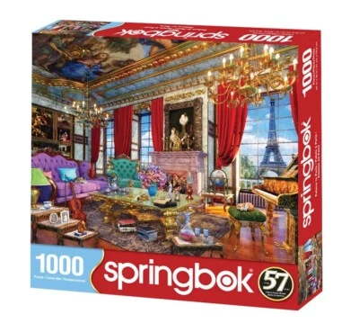Palace in Paris 1000 Piece Jigsaw Puzzle Springbok New - Image 1 of 3