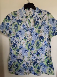 Camisa blusa top algodón con 14 botones Alia para mujer - Imagen 1 de 3