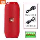 Portable Outdoor Wireless Bass Speaker With Charging Cable And Aux Cable - FM TF
