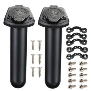 Kayak Fishing Rod Holder 2 Pack Kayak Deck Flush Mount Fishing Boat Rod Holde... - Picture 1 of 7