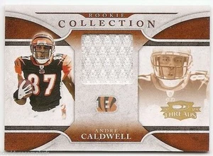 2008 DONRUSS THREADS ROOKIE COLLECTION MATERIALS #RCM21 Andre Caldwell #277/500 - Picture 1 of 1