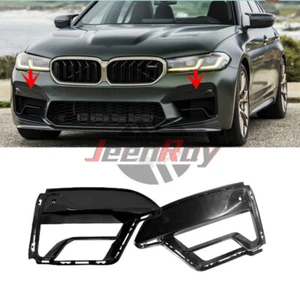👉 1 Pair Bumper Grille Air Duct Brake Cover For BMW F90 M5 2021-2023 - Foto 1 di 12