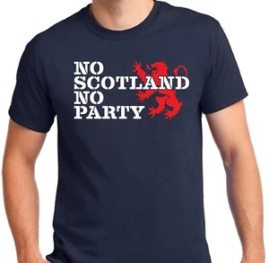 No Scotland No Party T-Shirt B - Scottish Football tshirt Germany 2024 Tee - Picture 1 of 1
