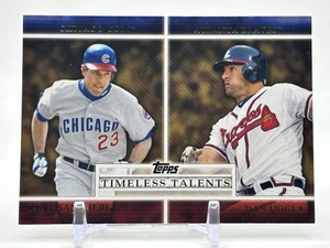 2012 Topps Timeless Talents Ryne Sandberg Dan Uggla #TT-10 HOF - Picture 1 of 2