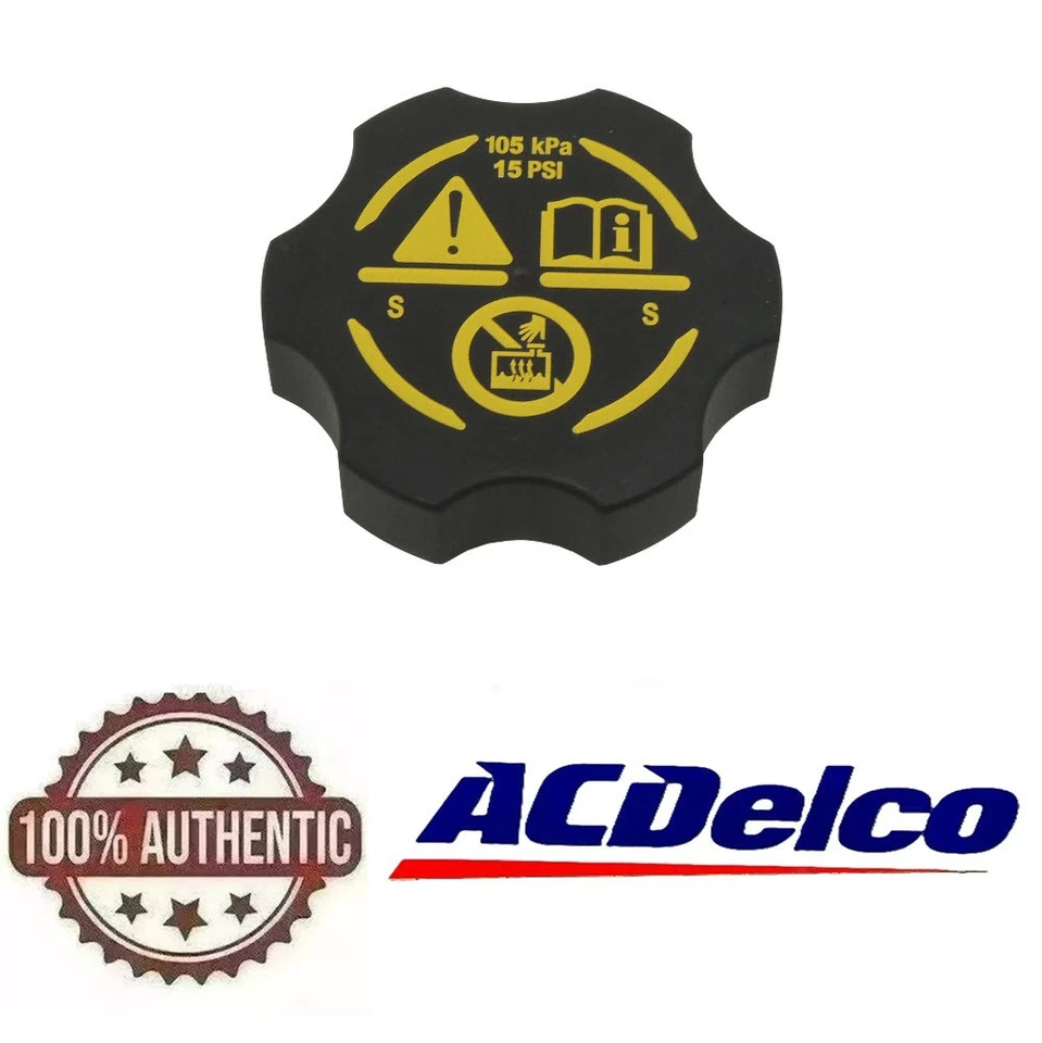 New OEM GM Radiator Coolant Surge Tank Cap 15-18 Silverado Sierra 13502354 RC118 - Image 1 of 3