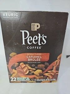Peet's Caffè Caramel Brûlée 22 K-Cup. Exp. 25/11 - Foto 1 di 3