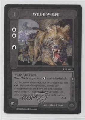 1996 Middle-earth CCG - The Dragons German Dire Wolves #DIRE - Image 1 of 2