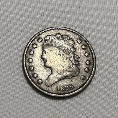 1835 P CLASSIC HEAD HALF CENT VERY GOOD - Image 1 of 2