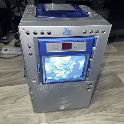 Vtg 2003 MTV “THE SINGING MACHINE” CD+Graphics Karaoke System #STVG-503  - Image 1 of 4